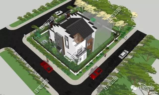 20萬自建3層徽派別墅，帶露臺(tái)小院，含平面圖！