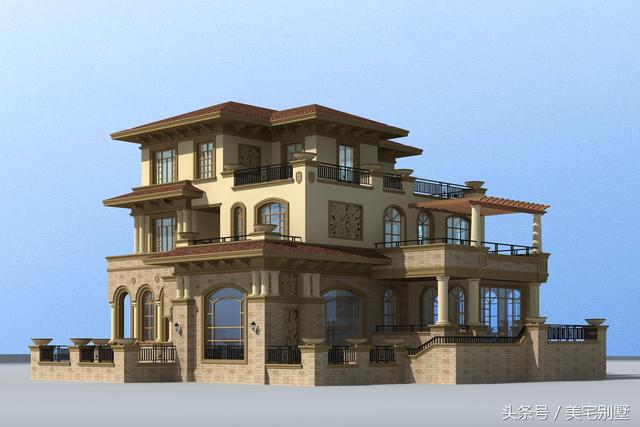 18X18超級豪華歐式別墅，您想要的功能它都有