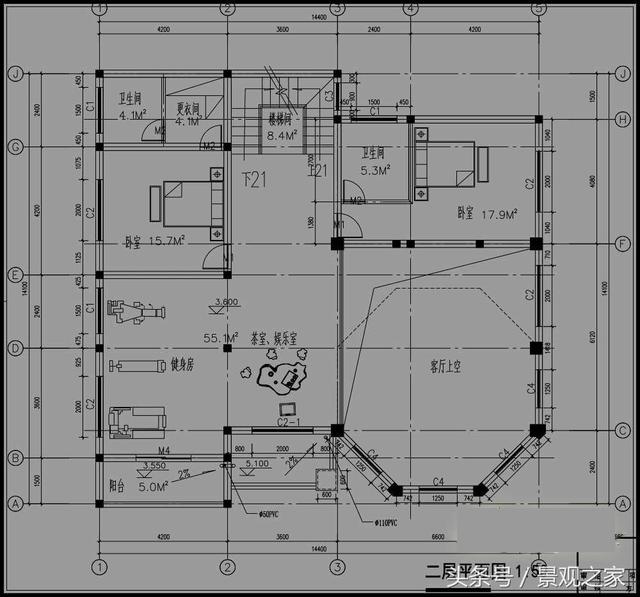 176平方新農(nóng)村別墅設(shè)計(jì)圖，農(nóng)村自建房推薦