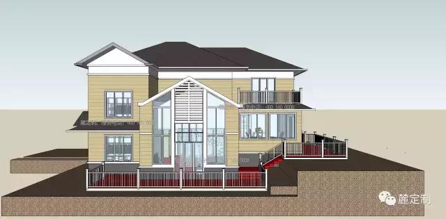自建338平米現(xiàn)代風格經典鄉(xiāng)村別墅全套圖紙