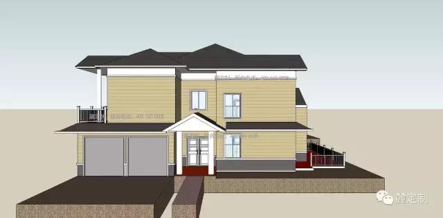 自建338平米現(xiàn)代風格經典鄉(xiāng)村別墅全套圖紙