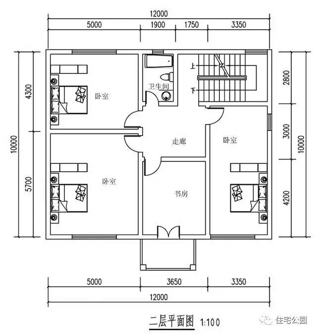 網(wǎng)友曬別墅12X10米，380平，內設7臥室！