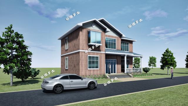 二層木屋別墅設(shè)計案例分享，親近大自然！