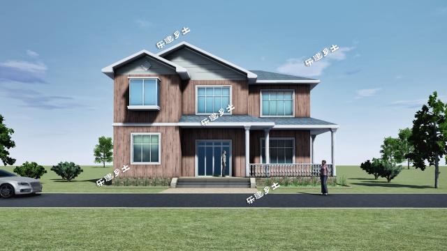 二層木屋別墅設(shè)計案例分享，親近大自然！