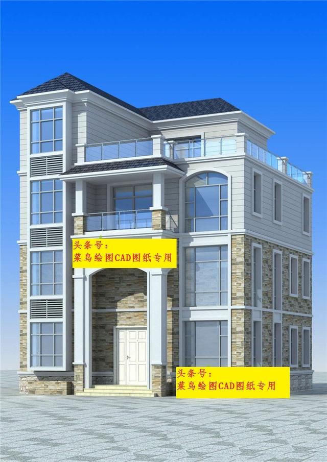 45萬建4層別墅！框架結構（樁基），帶夾層客廳、玄關、娛樂室