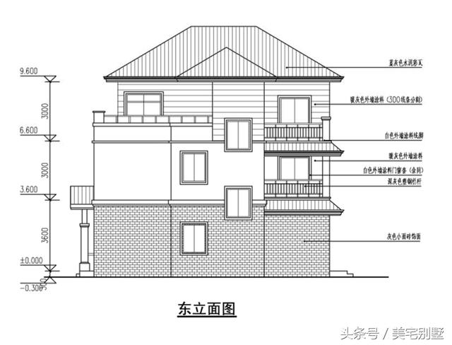 11X12 實(shí)用型小別墅，布局合理，5個(gè)臥室，雙露臺(tái)