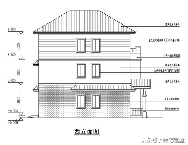 11X12 實(shí)用型小別墅，布局合理，5個(gè)臥室，雙露臺(tái)