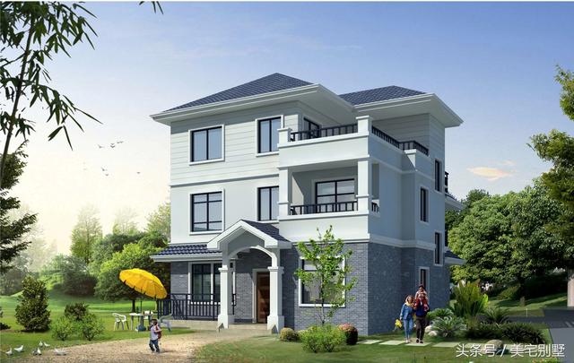 11X12 實(shí)用型小別墅，布局合理，5個(gè)臥室，雙露臺(tái)