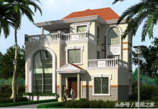 新農(nóng)村三層自建房設(shè)計施工圖，農(nóng)村別墅戶型圖