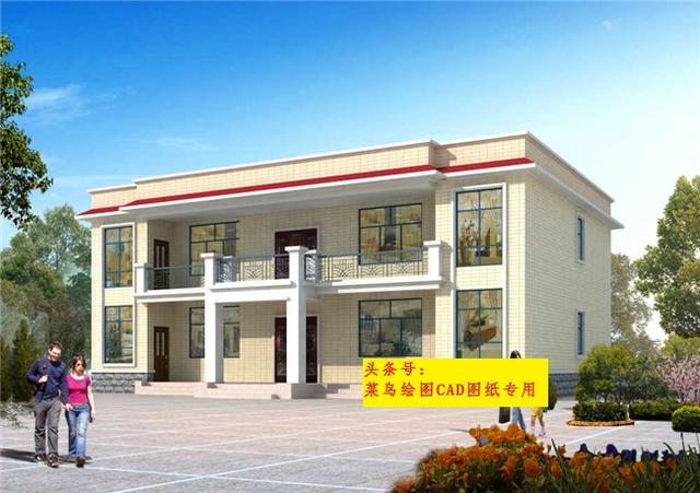 24萬建2層別墅！農(nóng)村實用型，一戶一層樓，三室二廳一廚一衛(wèi)