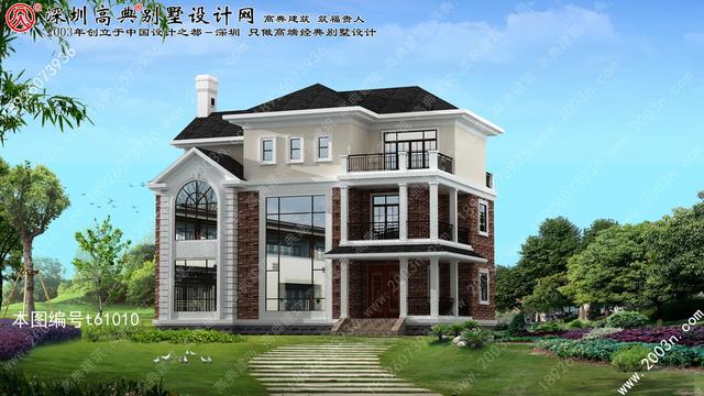 最新別墅外觀效果圖三層別墅設(shè)計(jì)圖