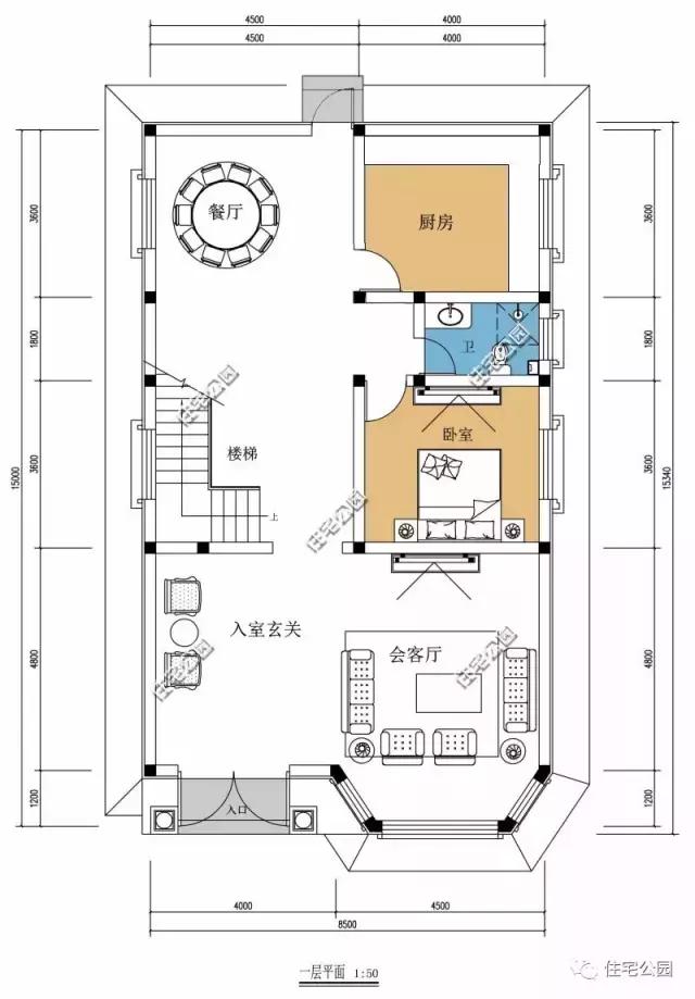 狹長(zhǎng)宅地，好房依舊蓋得起，21萬(wàn)打造精致雙層別墅！