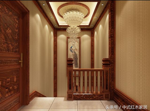 中式紅木家裝裝修豪宅別墅如夢(mèng)回清朝
