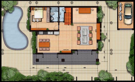 12X10米小別墅，洋氣外觀(guān)，舒適布局！