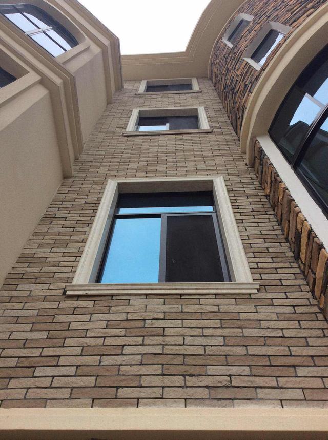 花費上百萬蓋好的別墅終于完工，文化磚外墻裝飾，就是好看