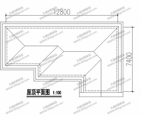 農(nóng)村自建三層田園別墅，18.8X9.8米別墅設(shè)計圖帶獨立廚房