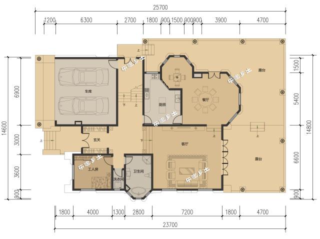 26x15米二層經(jīng)典歐式鄉(xiāng)村大別墅設(shè)計(jì)
