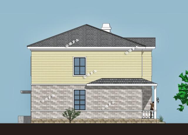 12x12米二層簡歐獨(dú)棟別墅，農(nóng)村建房經(jīng)典參考