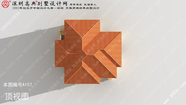 別墅外觀設(shè)計(jì)大全首層101平方米圖紙編號(hào)A157