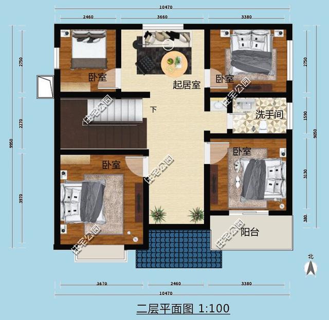 30萬(wàn)享庭院生活，精選3款農(nóng)村別墅圖紙，院子花園都有