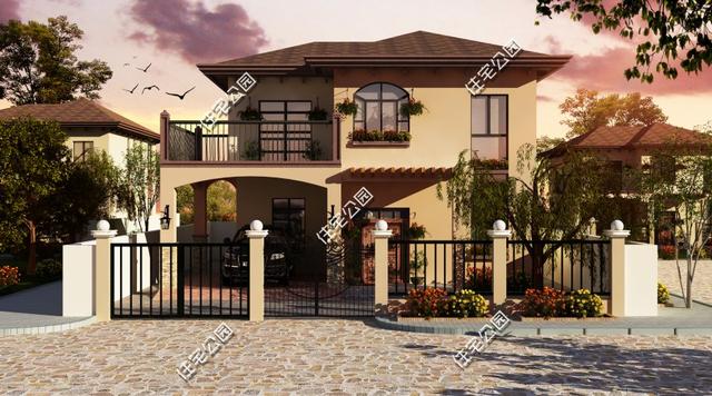 30萬(wàn)享庭院生活，精選3款農(nóng)村別墅圖紙，院子花園都有