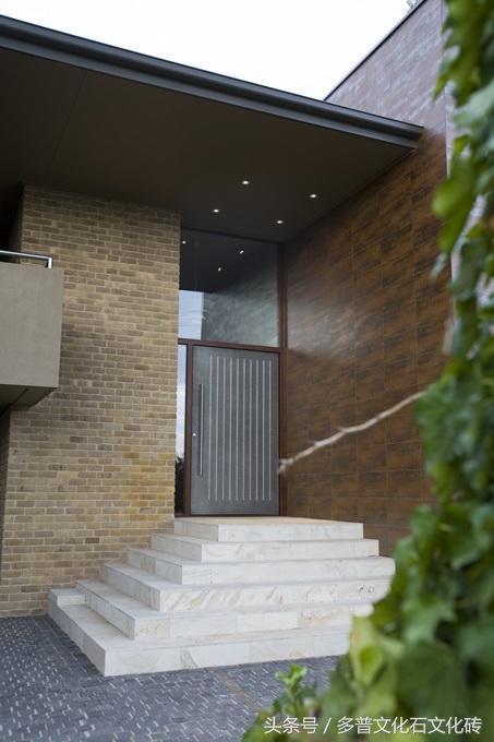 色彩如何定義建筑，人造文化磚設計案例連載（八）平層別墅