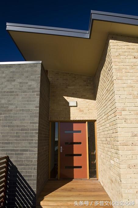 色彩如何定義建筑，人造文化磚設計案例連載（八）平層別墅