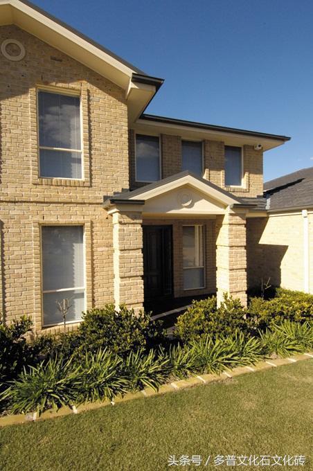 色彩如何定義建筑，人造文化磚設計案例連載（八）平層別墅