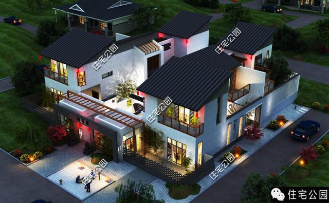 兄弟和睦建雙拼小院，從外面看根本看不出是兩戶人家！