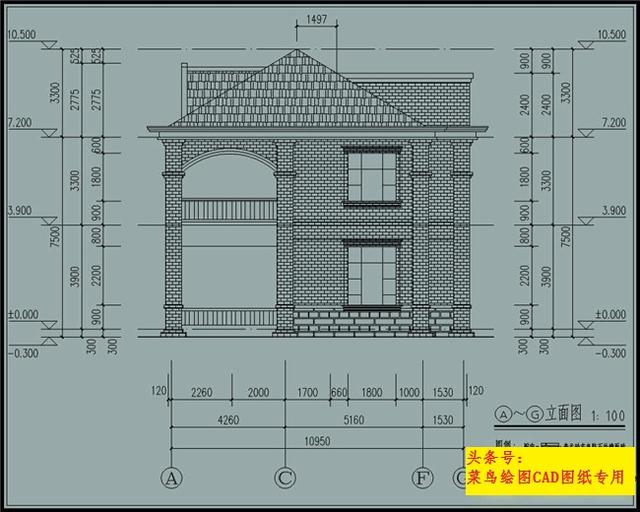 36萬(wàn)建2層別墅！外觀造型美觀大方，帶連廊、中堂、室內(nèi)停車(chē)庫(kù)