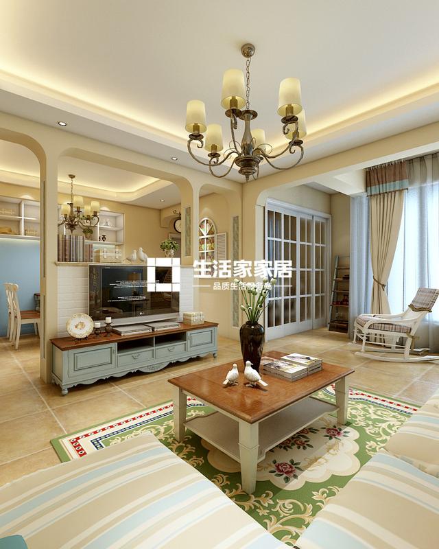 都鐸城邦三層別墅地中海裝修，朋友都贊不絕口