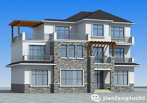 多功能別墅施工圖 全套45萬17×11三層2廳8室7衛(wèi)帶多儲(chǔ)藏室套間多陽臺(tái) 夢(mèng)想中的房子