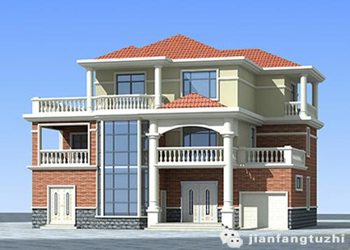 多功能三層復(fù)式別墅施工圖，露臺(tái)車庫(kù)堂屋品茶區(qū)活動(dòng)區(qū)套間一應(yīng)俱全