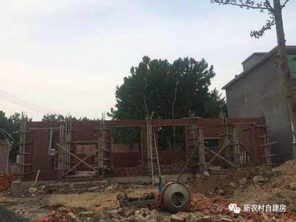 40萬兄弟合建雙拼別墅，施工全程實拍，含平面