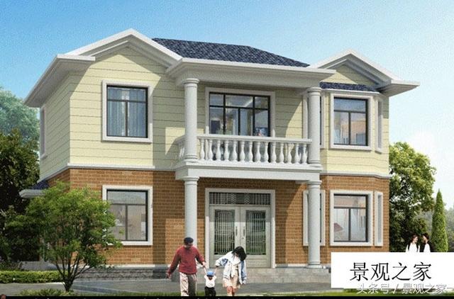 10套二層別墅效果圖賞析 農(nóng)村自建房推薦