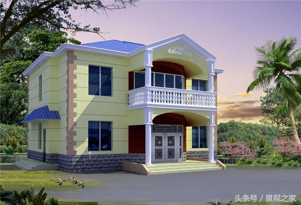 二層新農(nóng)村別墅，農(nóng)村自建房設(shè)計(jì)