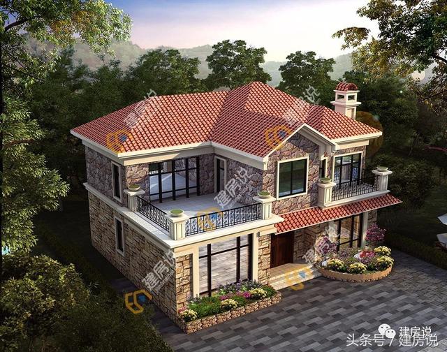 我在老家建好這幢別墅，老鐵們紛紛表示也要建個這樣的