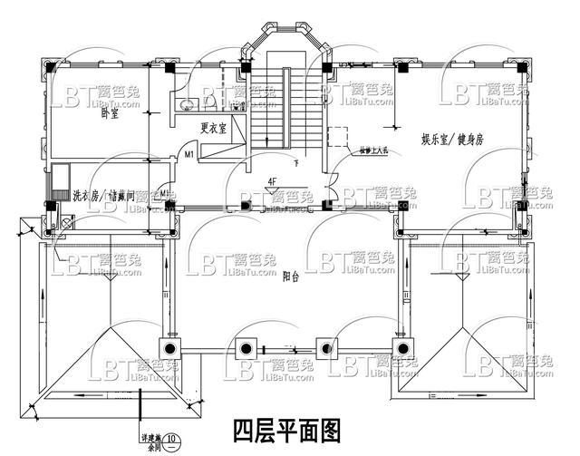 村長(zhǎng)家的豪華歐式別墅，和鄰居家的土別墅真是沒(méi)法比！圖紙齊全！