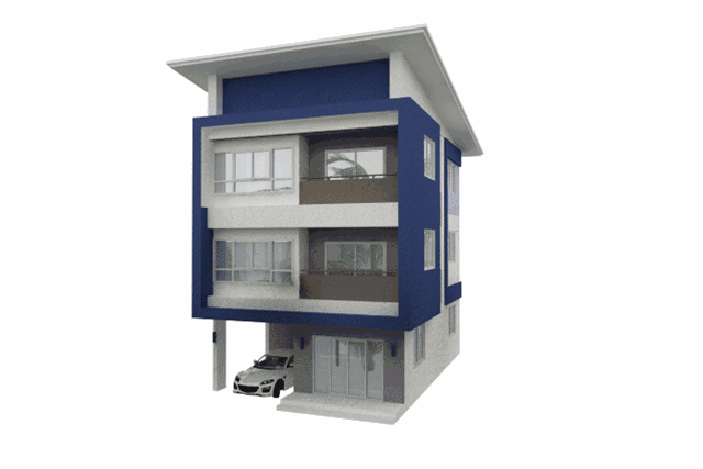 2套小別墅，7米面寬6個臥室，平屋頂坡屋頂哪個好？