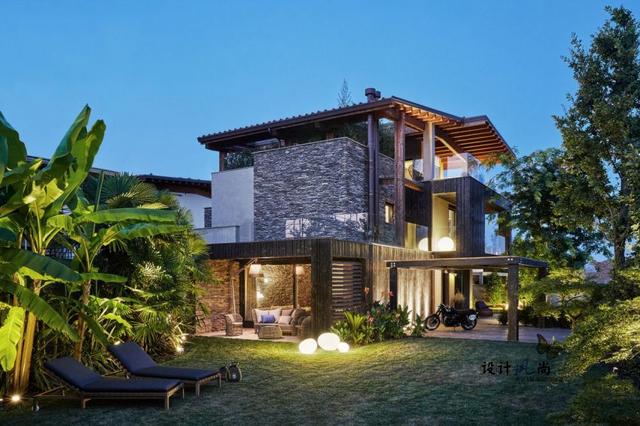 意大利石頭與木頭結(jié)合的鄉(xiāng)村別墅