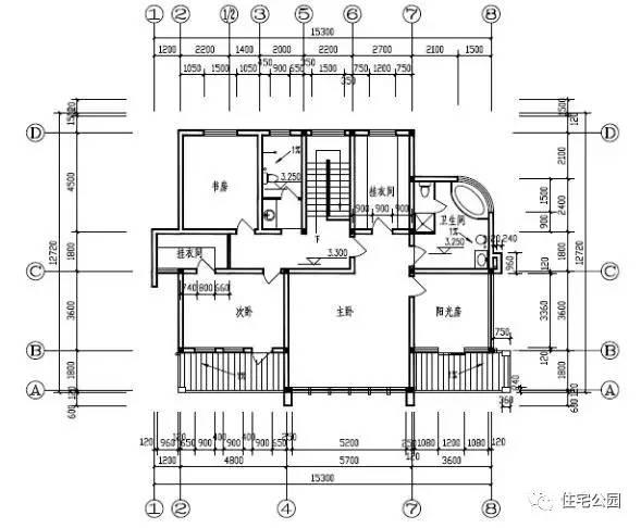 15X11米農(nóng)村2層別墅，露臺(tái)坡頂陽(yáng)光房，實(shí)用居家！