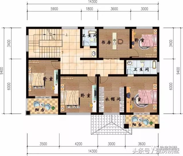 3棟二層農(nóng)村別墅戶型圖，別墅漂亮圖紙?jiān)敿?xì)，誰(shuí)看了都會(huì)贊不絕口