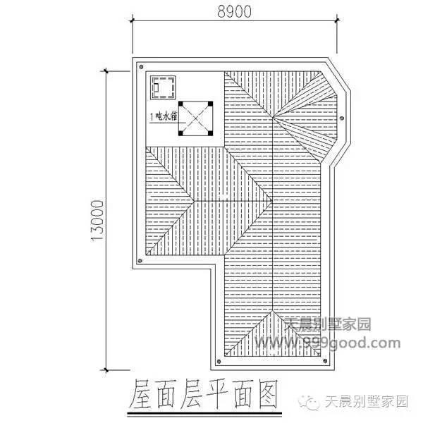 新農(nóng)村13.1X13.9米別墅設(shè)計(jì)圖，三層半豪華歐式風(fēng)！