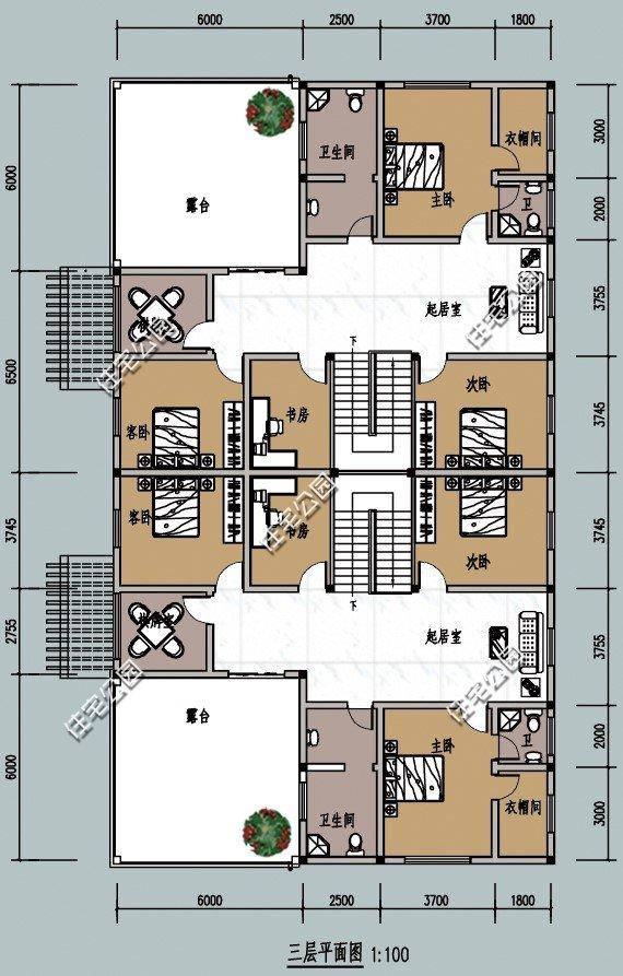 缺少宅基地，四套雙拼戶型來幫你