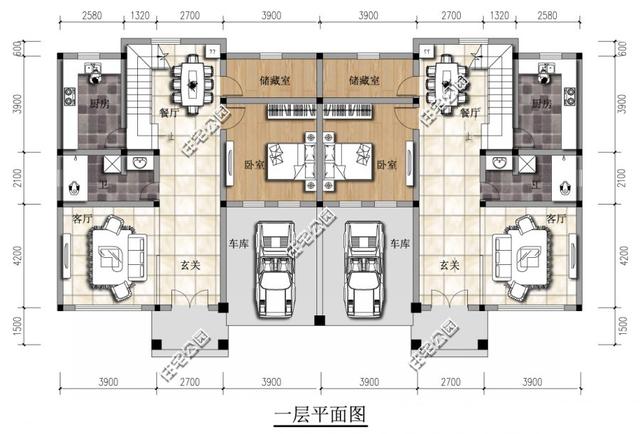 缺少宅基地，四套雙拼戶型來幫你