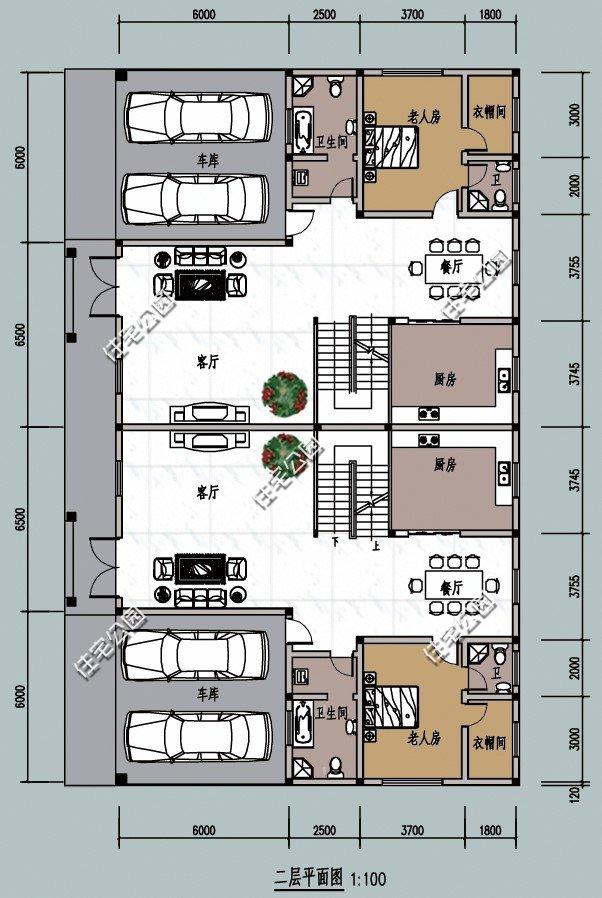 缺少宅基地，四套雙拼戶型來幫你