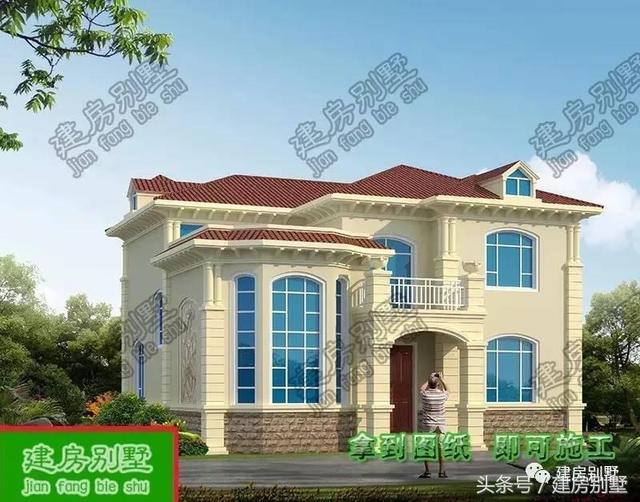 12米x11米兩層大氣別墅設(shè)計圖紙，沒圖紙能建成小別墅嗎？