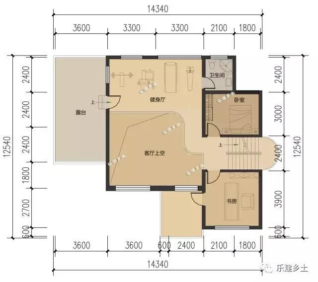 14x12米三層歐式別墅設(shè)計，田園氣息十足