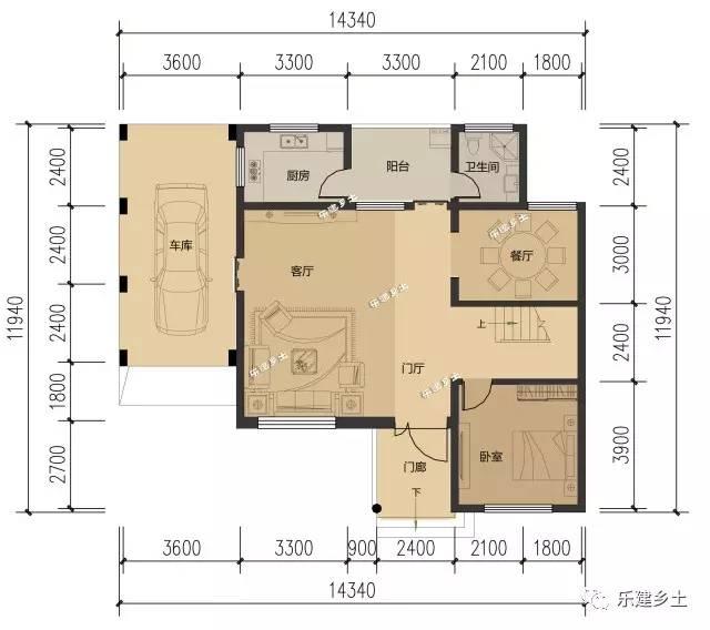 14x12米三層歐式別墅設(shè)計，田園氣息十足