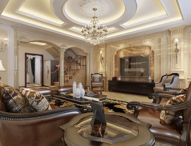 380平簡(jiǎn)歐風(fēng)格聯(lián)排別墅 奢華舒適完美享受自然生活